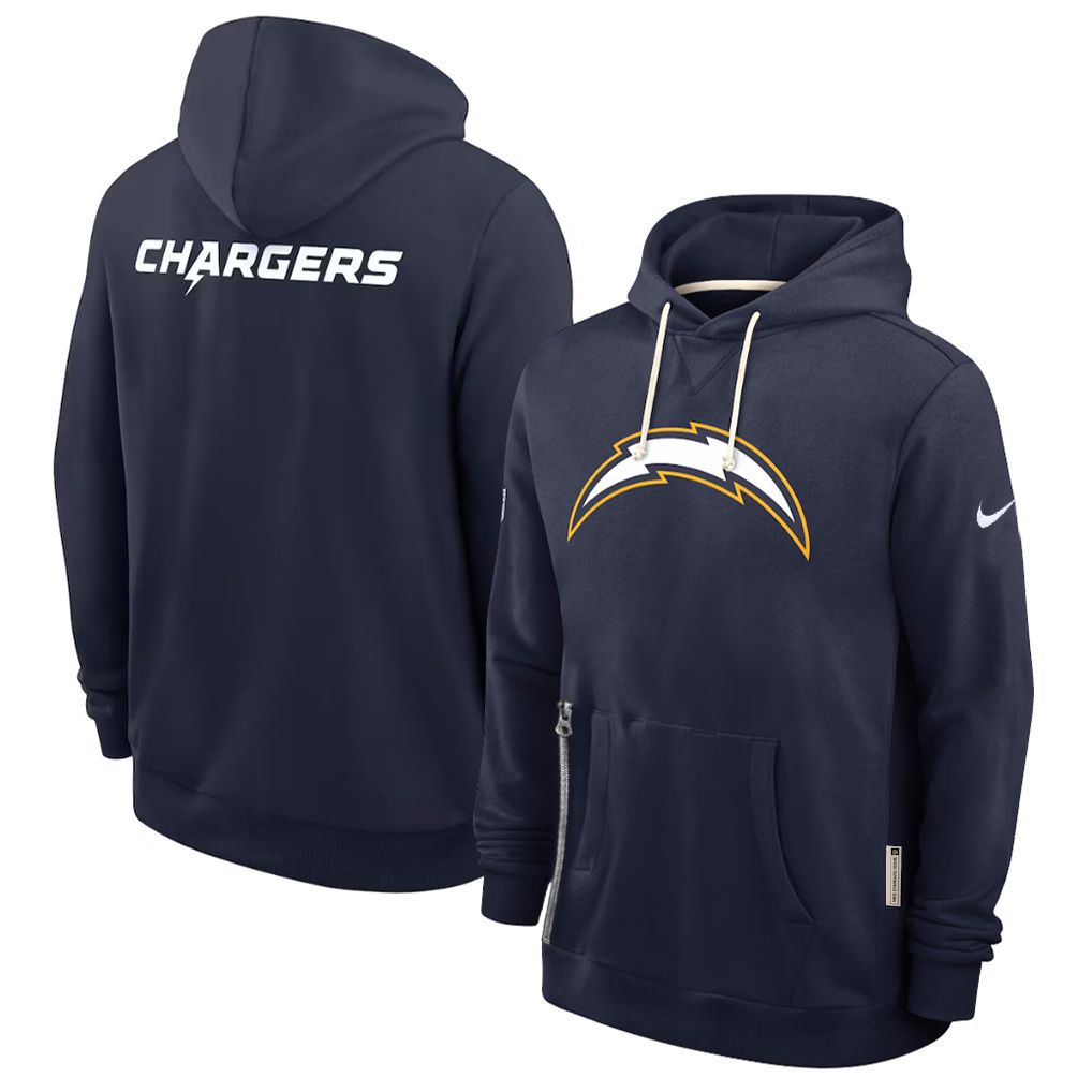 Men 2026 NFL Los Angeles Chargers hoodie blue 01